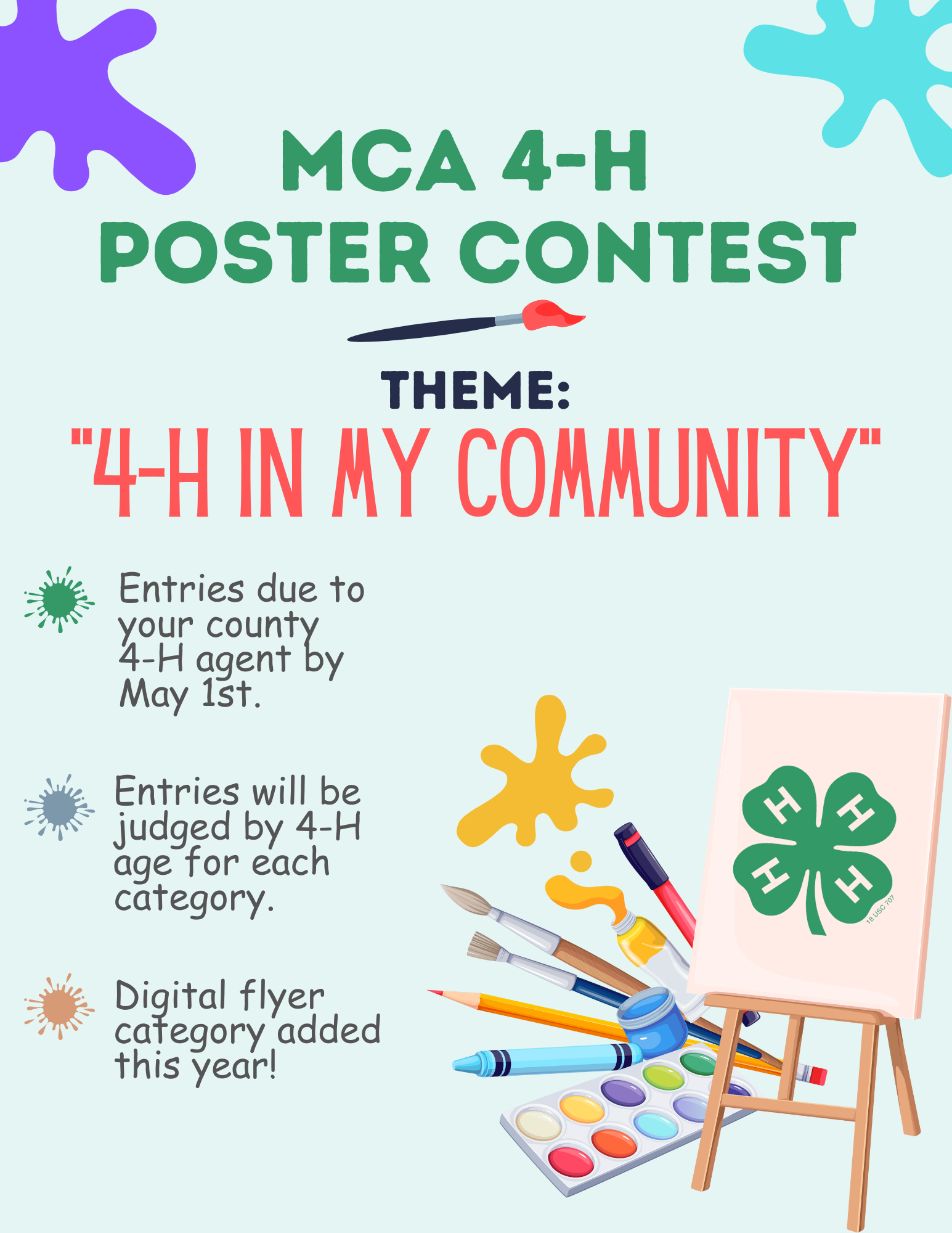 4-H Poster Contest